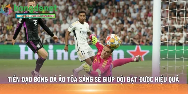 Tiền đạo bóng đá ảo tỏa sáng 